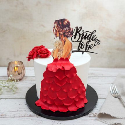 Bridal Gown Theme Cake