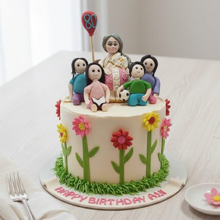 Family Reunion Themed Cake