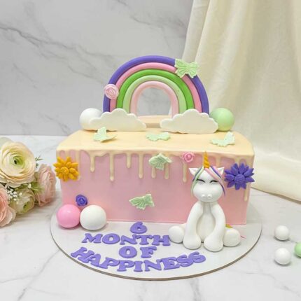 Half Birthday Cake