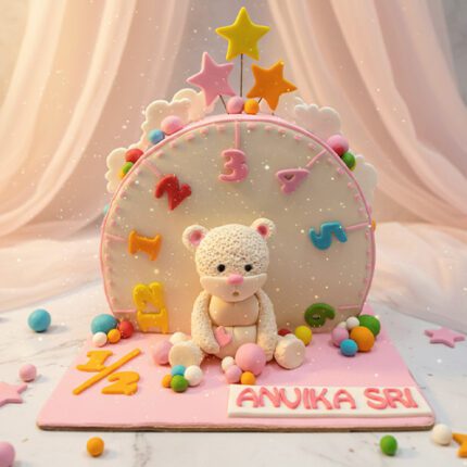 Half Year Milestone Birthday Cake