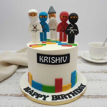 Ninjago themed Birthday Cake