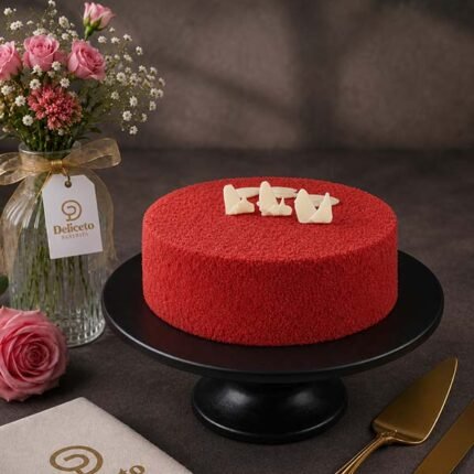 Red Velvet Cake with Cream