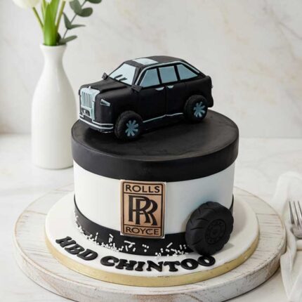 Rolls-Royce Themed Cake