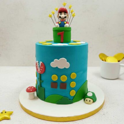Super Mario Bros Theme Cake