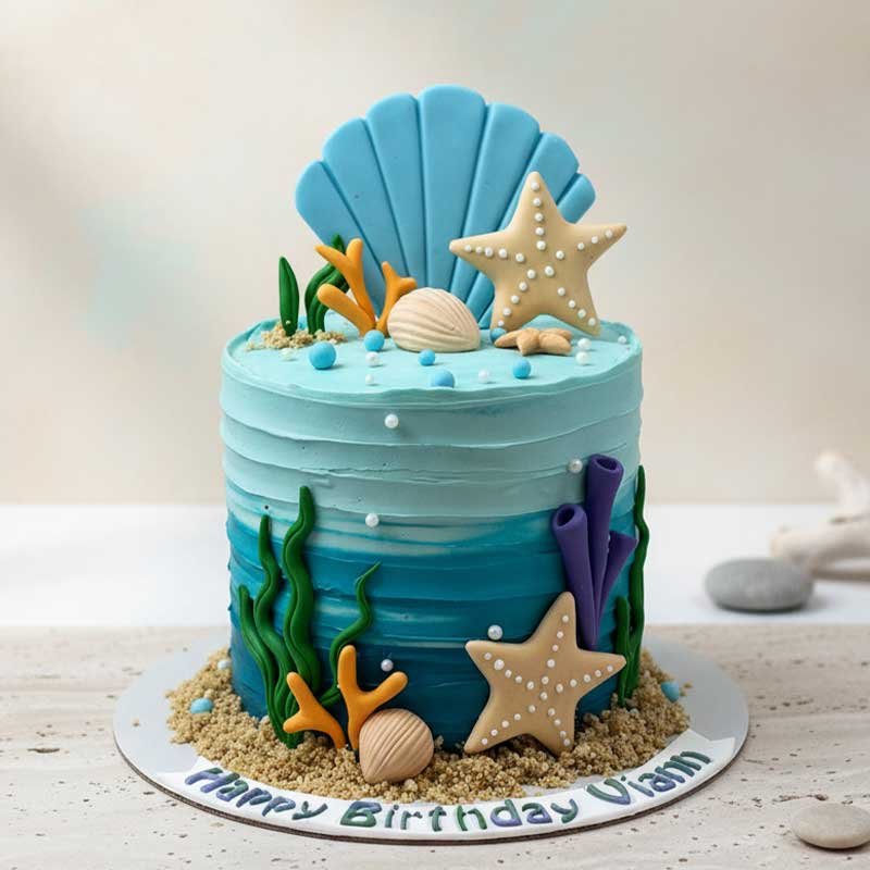 Under-Water-Themed-Cake