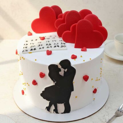 Romantic Theme Cake
