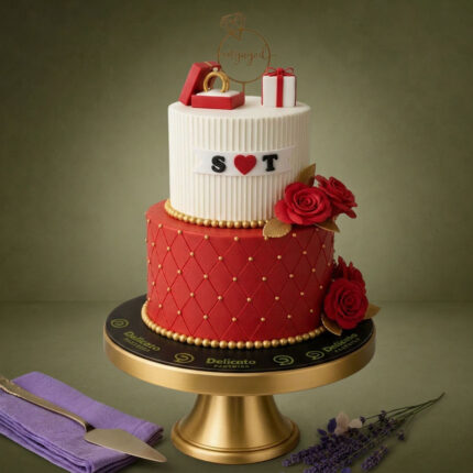 Loves Eternal Harmony Cake