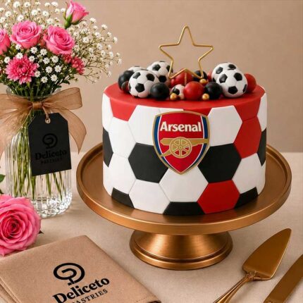 Football theme cake