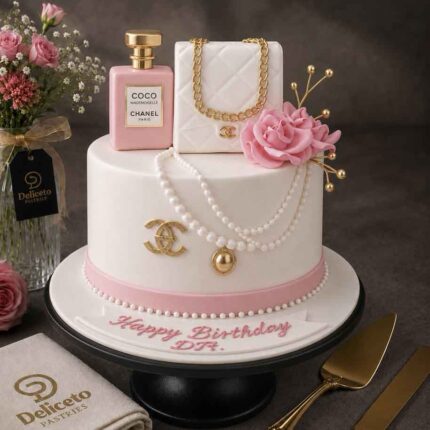 Chanel themed cake